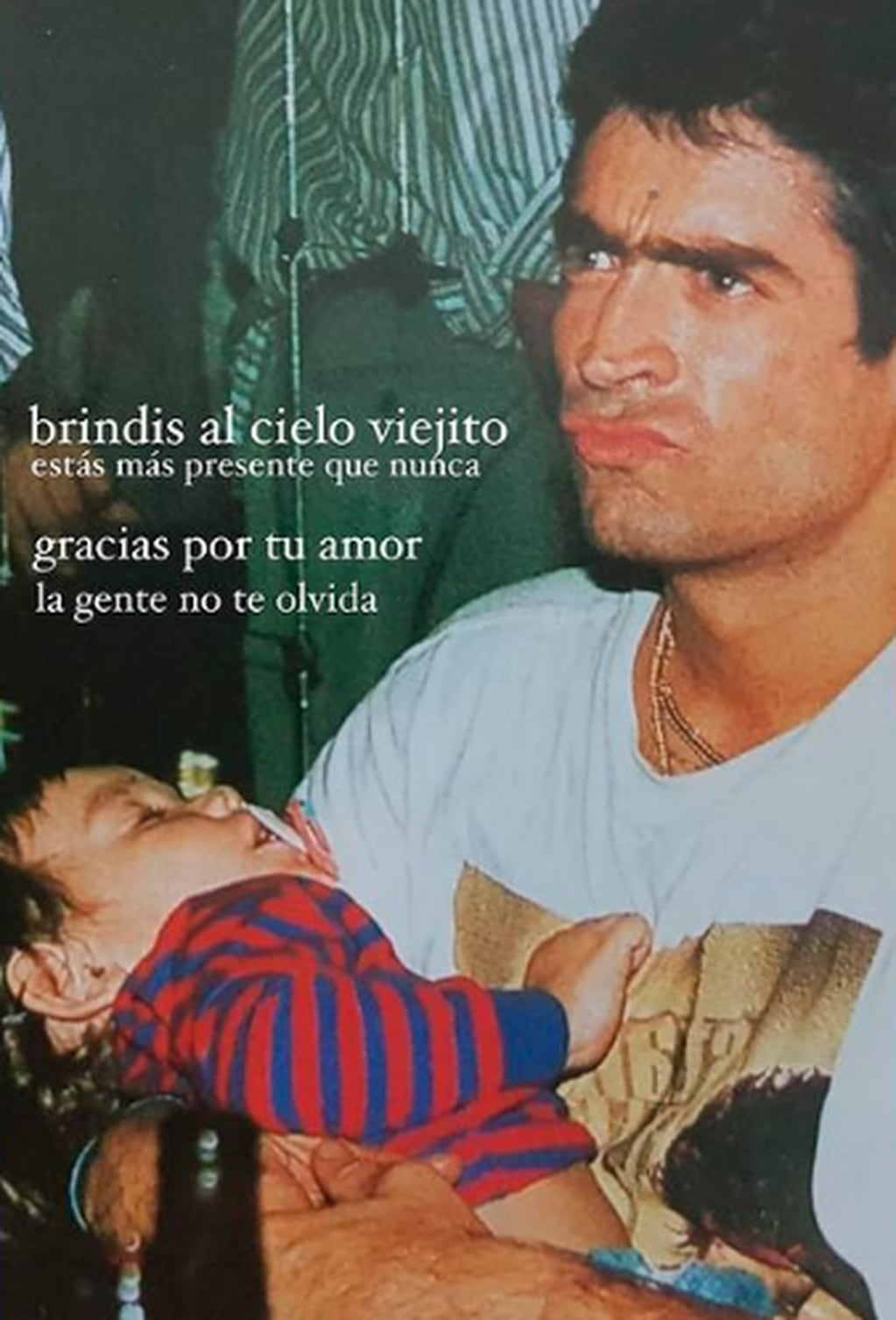 El sentido mensaje de Ramiro Bueno a su papá, Rodrigo.