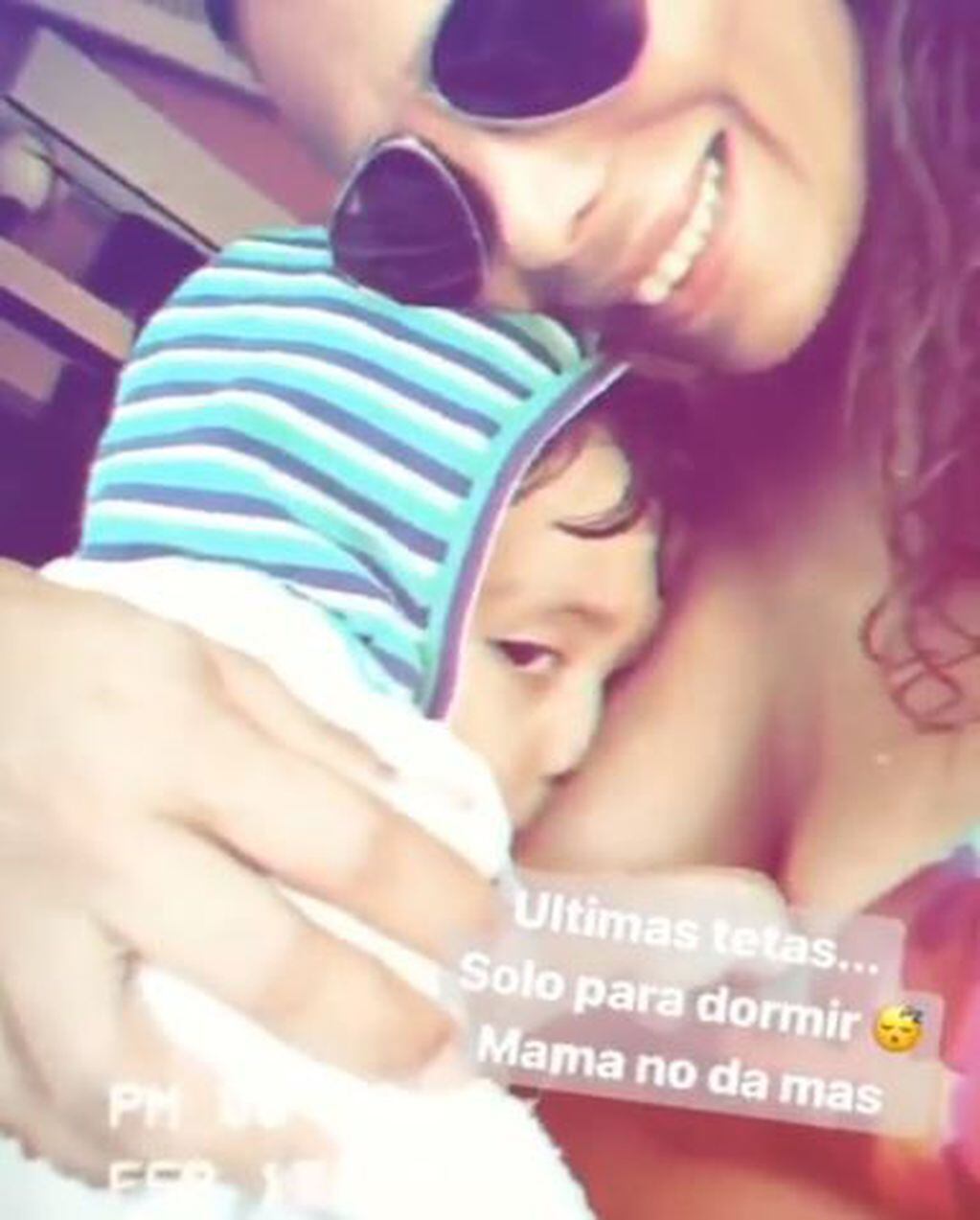 Ximena Capristo contó que destetó a su hijo después de dos años de lactancia materna (Foto: Instagram)
