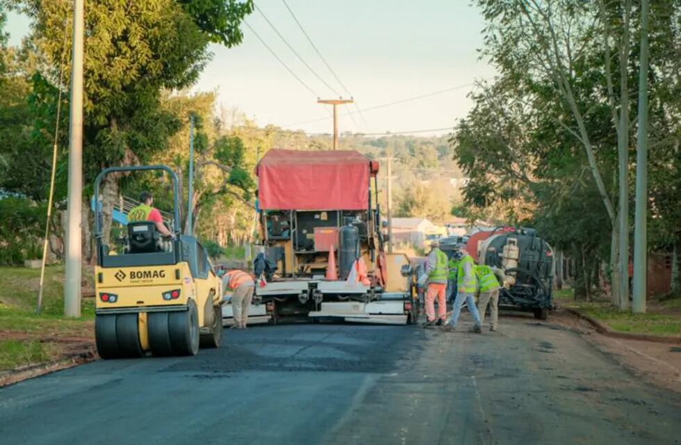 Eldorado y 9 de Julio: un total de 200 cuadras se asfaltarán con “Pavimento Urbano”
