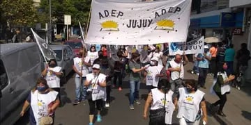 movilización de ADEP Jujuy