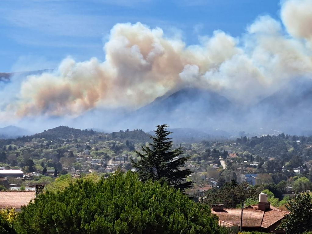 Incendio en Huerta Grande, Punilla