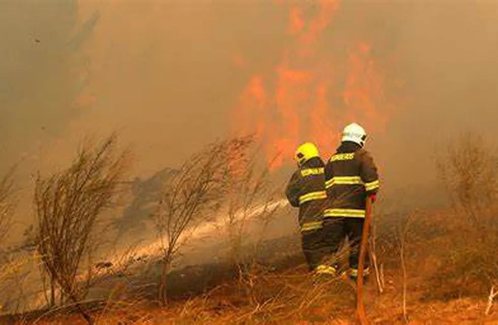 Varios focos de incendios forestales en la Aldea Mbororé.