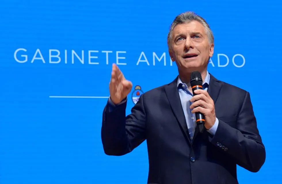 El presidente Mauricio Macri anuncia una serie de reformas enel Centro Cultural Kirchner.