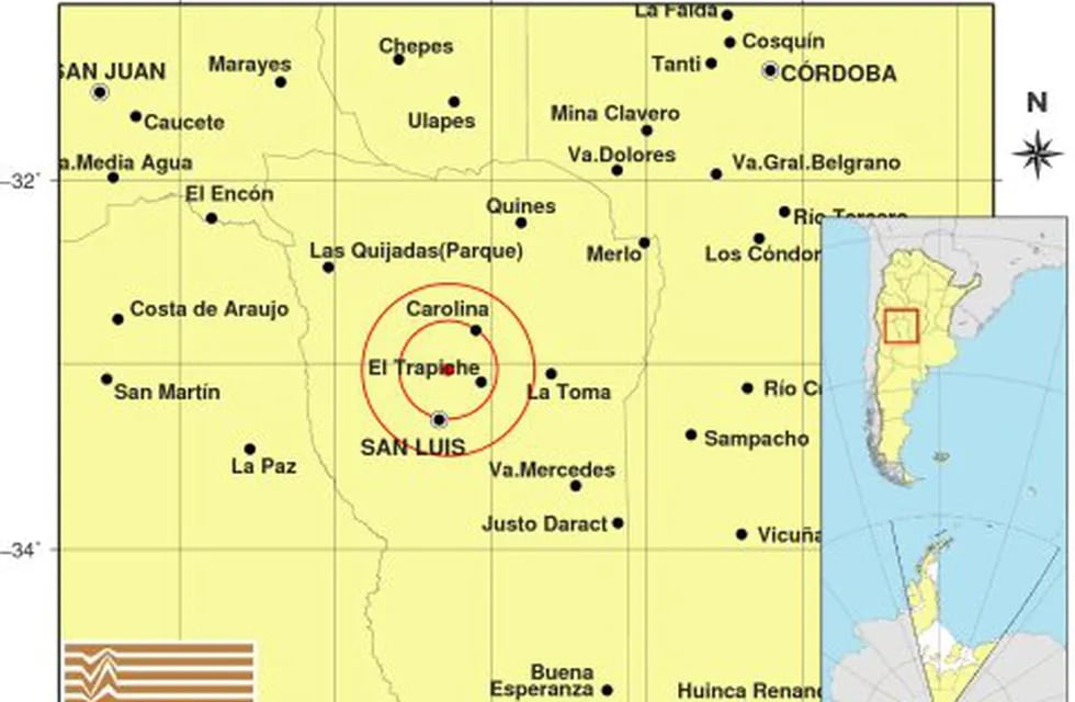 Temblor en San Luis
