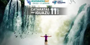 Cataratas del Iguazú cumple 11 años siendo Maravilla Natural del Mundo y lo festeja en el #CataratasDay