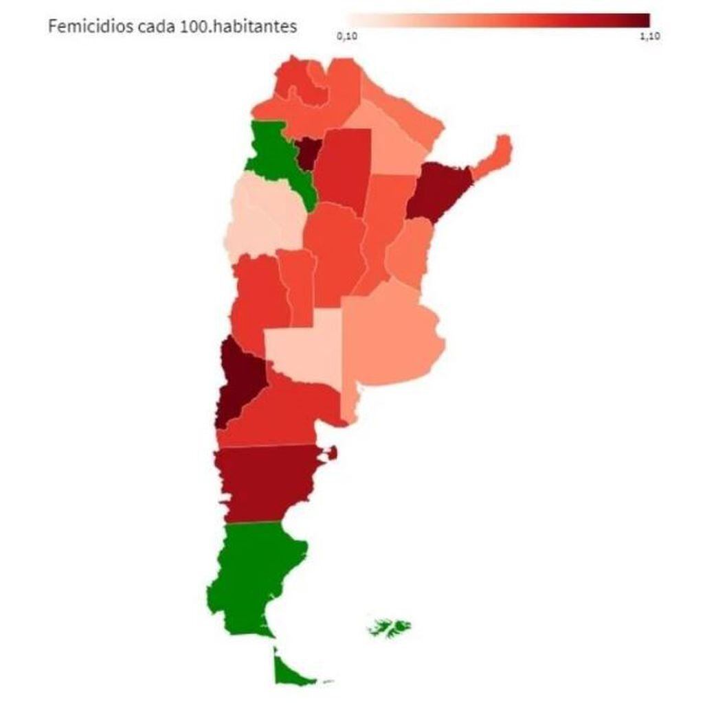 Un informe reveló que en Catamarca no hubo femicidios desde enero a octubre de 2018