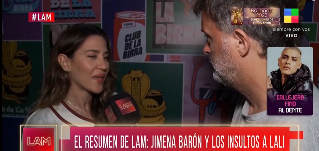 Jimena Barón defendió a Lali Espósito de los haters