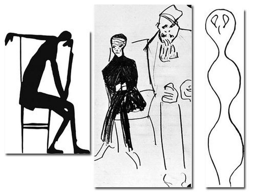 Dibujos de Franz Kafka.