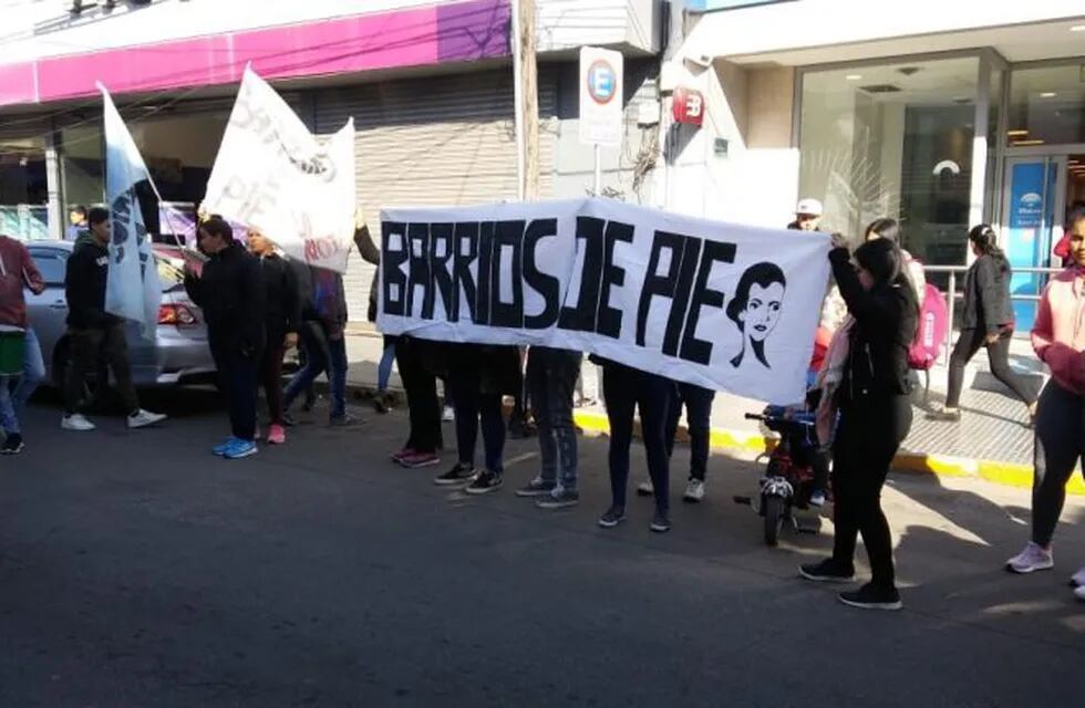 Protesta Barrios de Pie