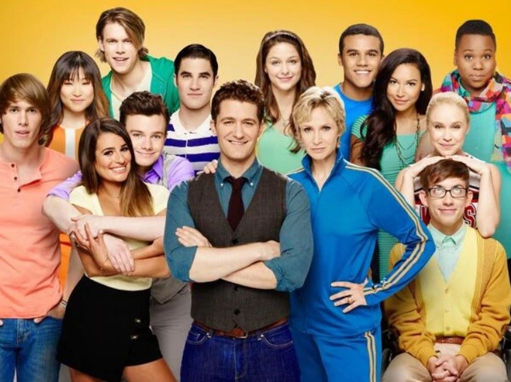 El elenco de Glee, en su quinta temporada. (Web)