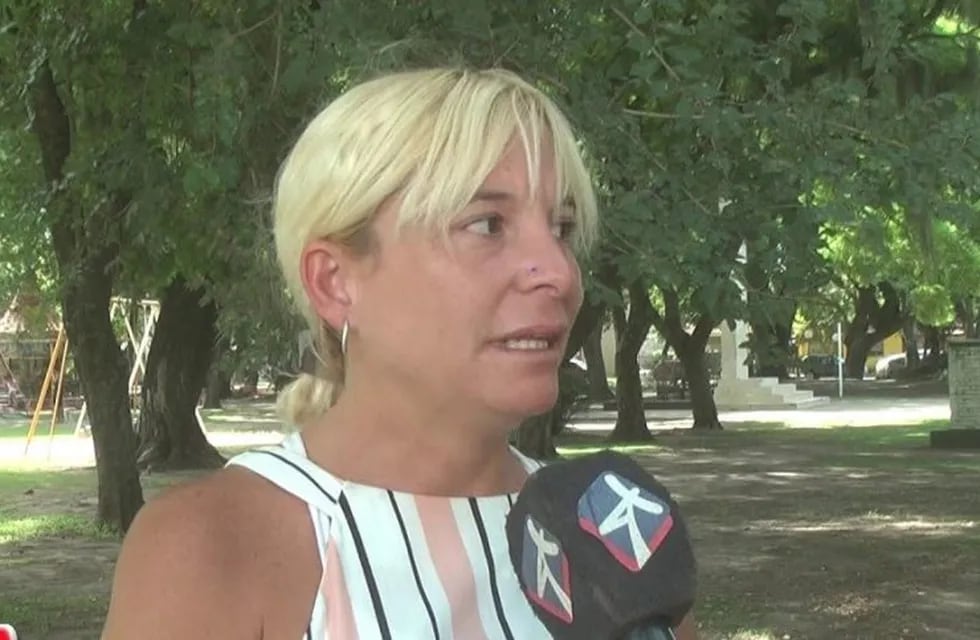 María Laura Spagnoli, candidata a concejal de Funes, fue demorada por manejar ebria. (Captura de pantalla)
