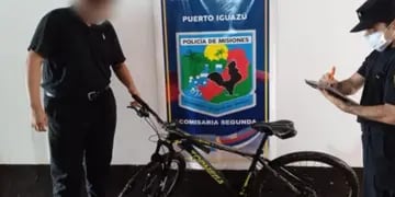 Recuperan bicicleta robada en Puerto Iguazú