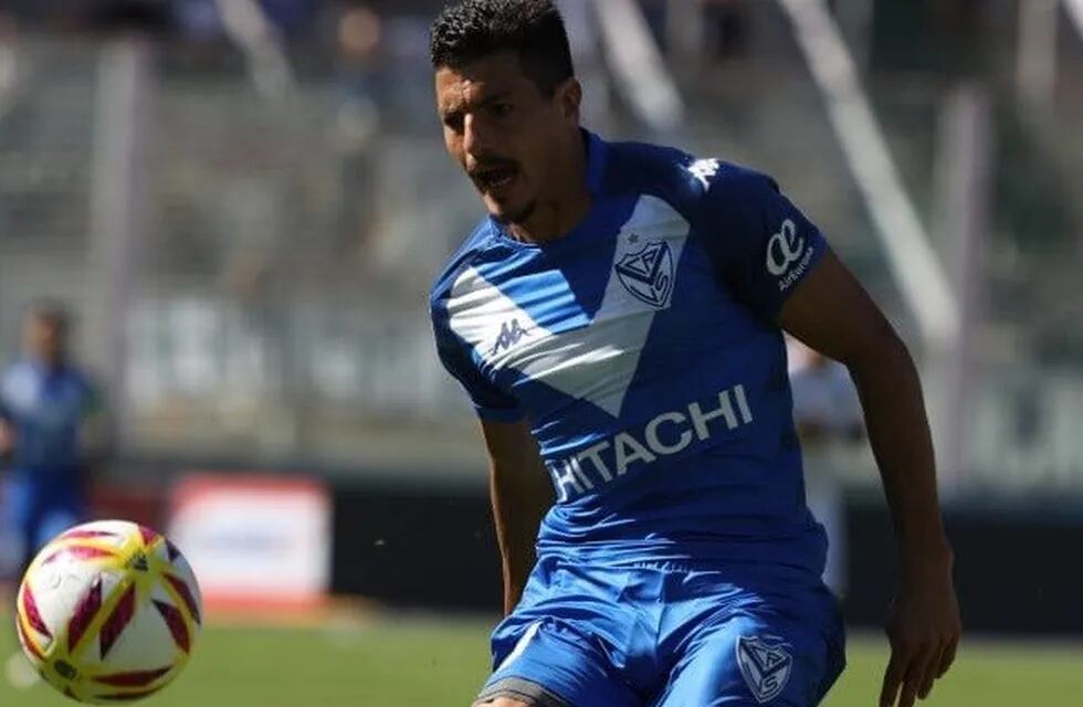Rodrigo Salinas, delantero de Vélez que pretende Newell's y Colón. (TyC Sports)