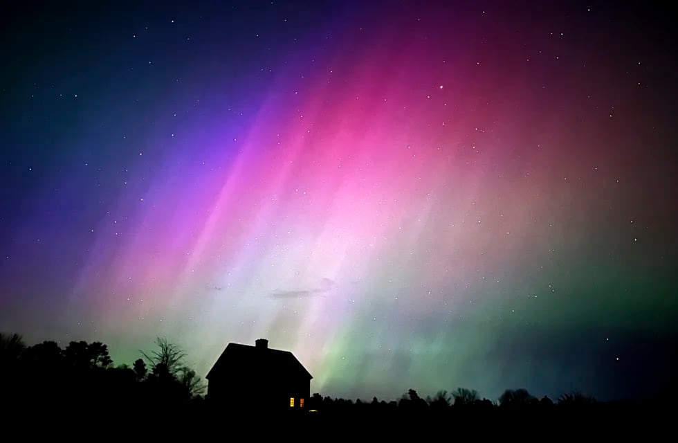 Las fotos y videos más impactantes de las auroras australes en Argentina