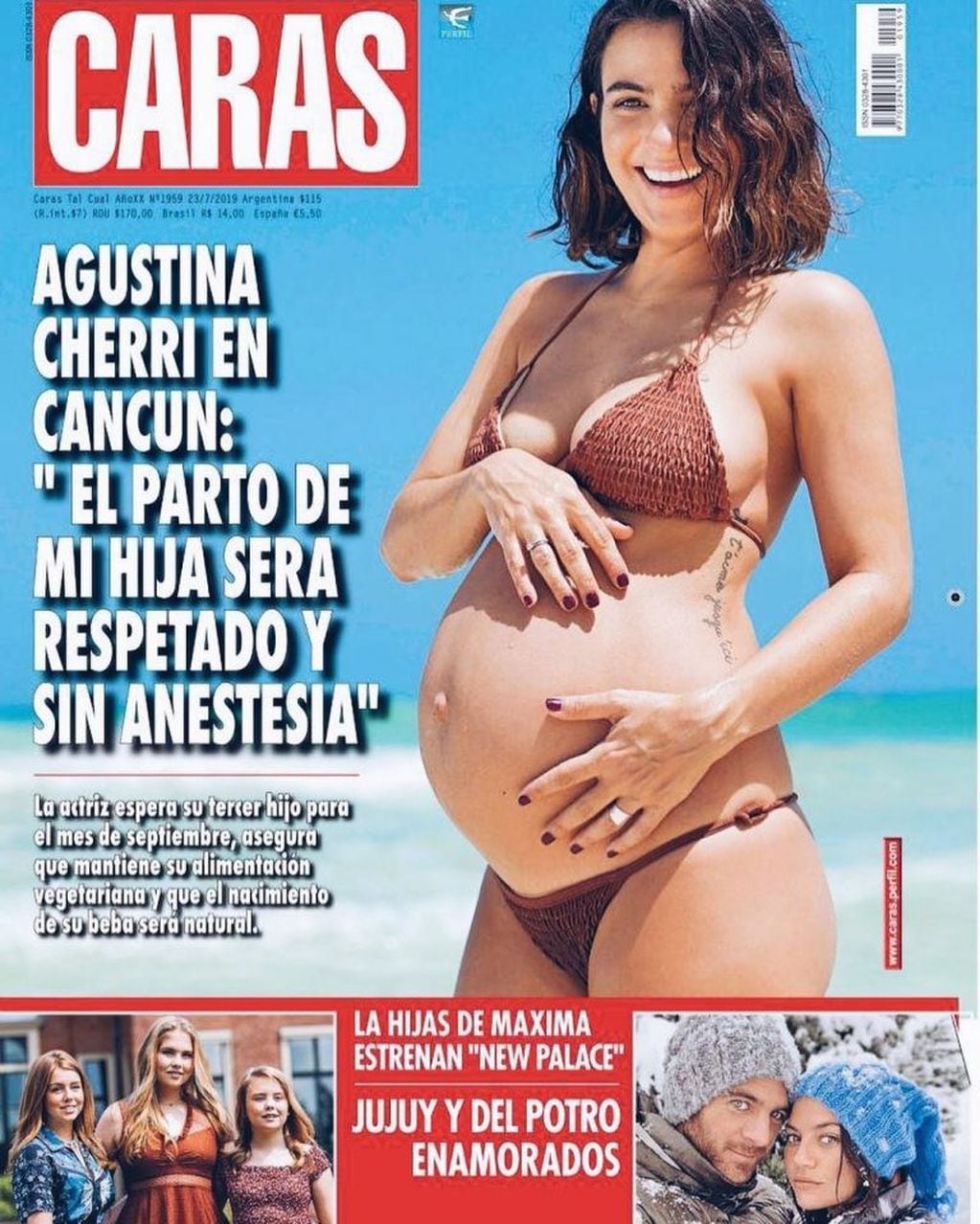 Agustina Cherri contó que tendrá un parto respetado en una entrevista con revista Caras (Foto: Instagram/ agustinacherriok)