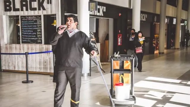Guaymallén sorprendió con un nuevo flashmob en la Terminal