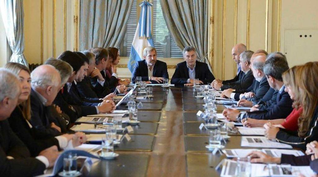 Macri con los gobernadores