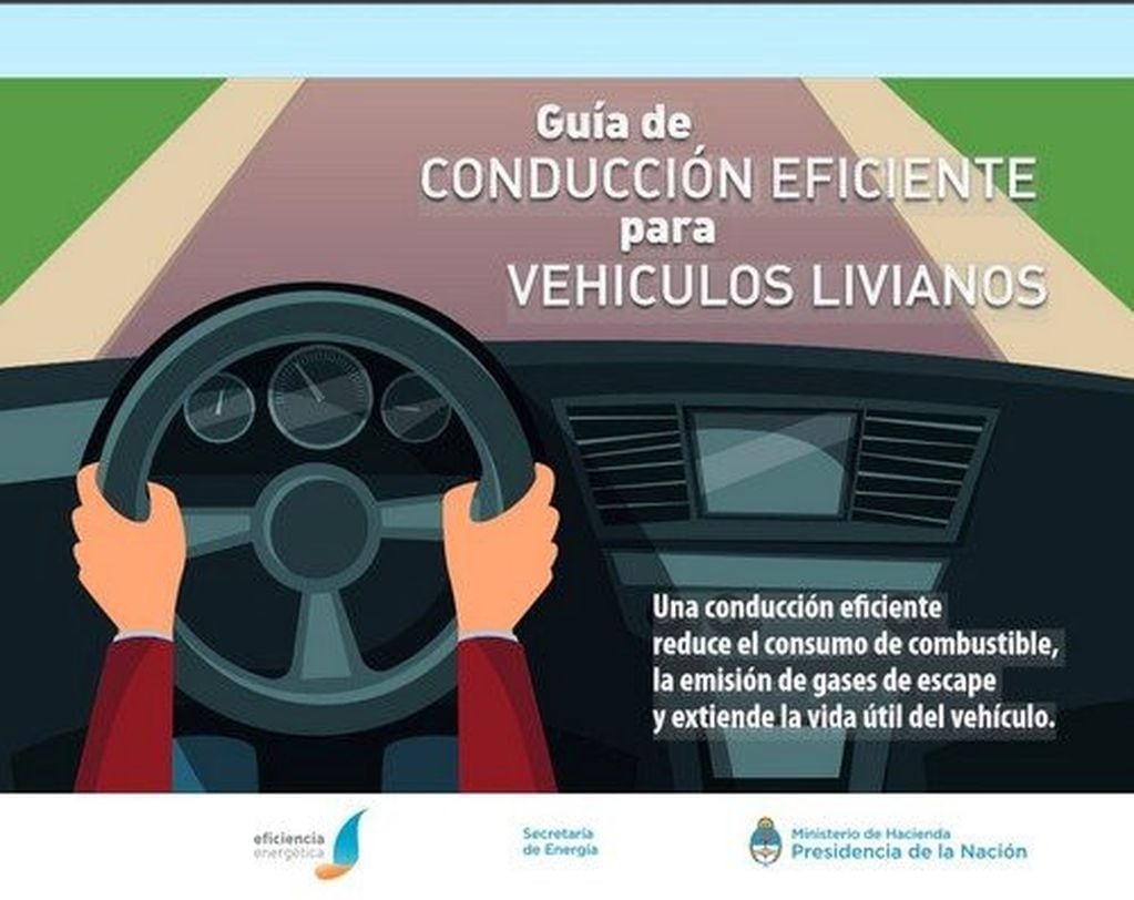 Guía de conducción eficiente para vehículos livianos del Gobierno nacional.