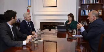 El gobernador Rogelio Frigerio coordinó con Nación acciones por la emergencia climática