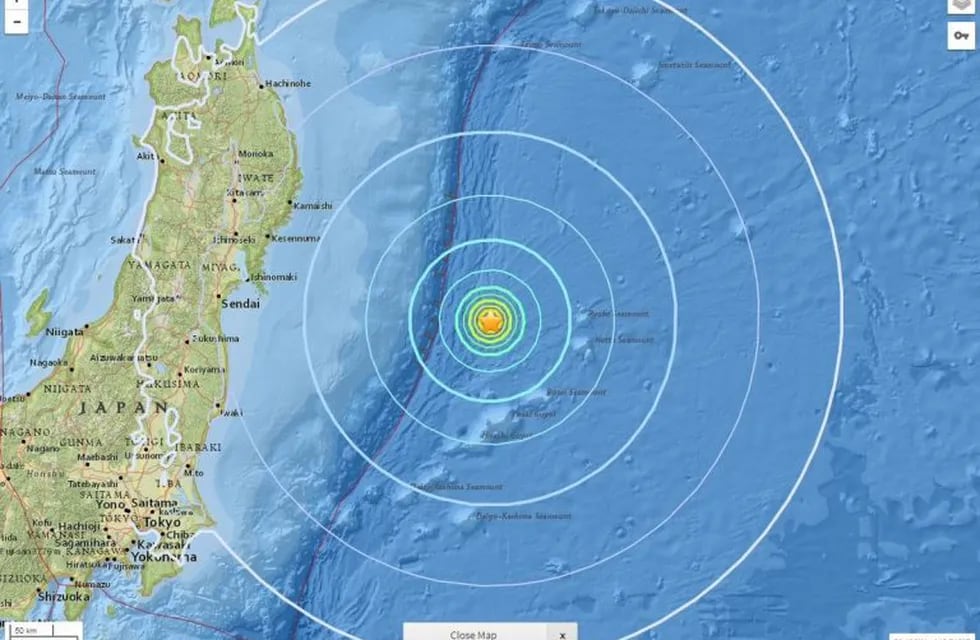 Terremoto en Japón.