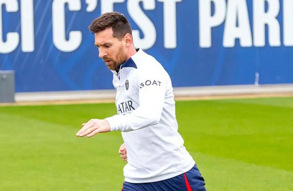 Messi volvió a los entrenamientos del PSG.
