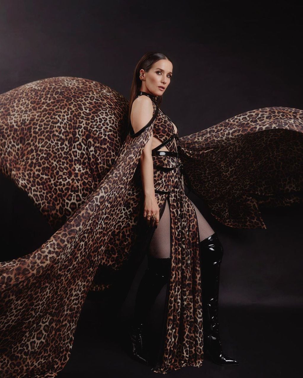 Leopardo y cuero: Natalia Oreiro cautivó a sus seguidores con un look muy rockero