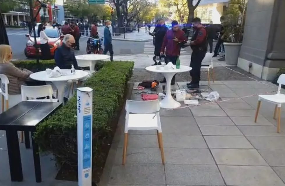 Puñaladas y disparos en pleno Palermo (Foto: captura de TN)