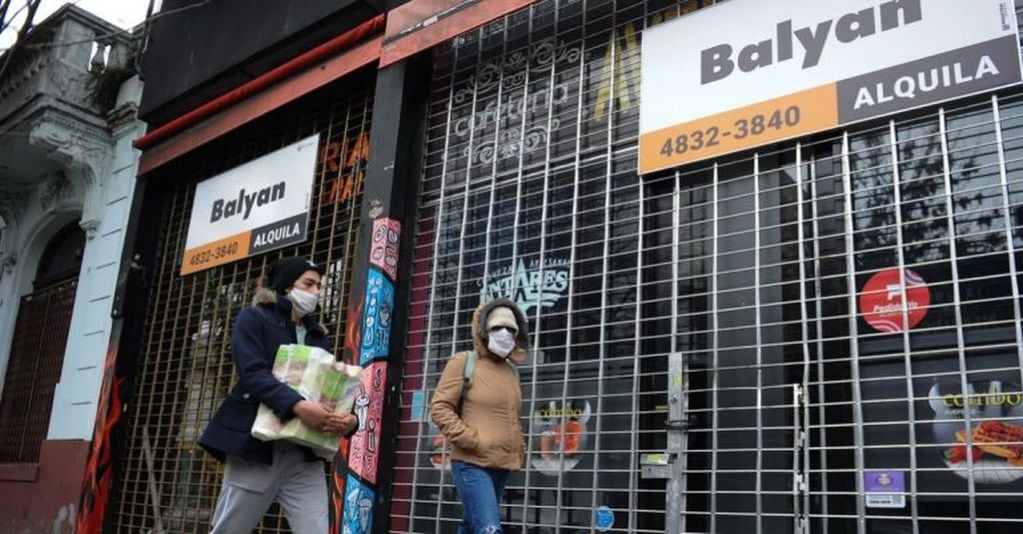 Lenta recuperación del alquiler de locales en la ciudad de Buenos Aires (Foto: Juano Tesone/Clarín)
