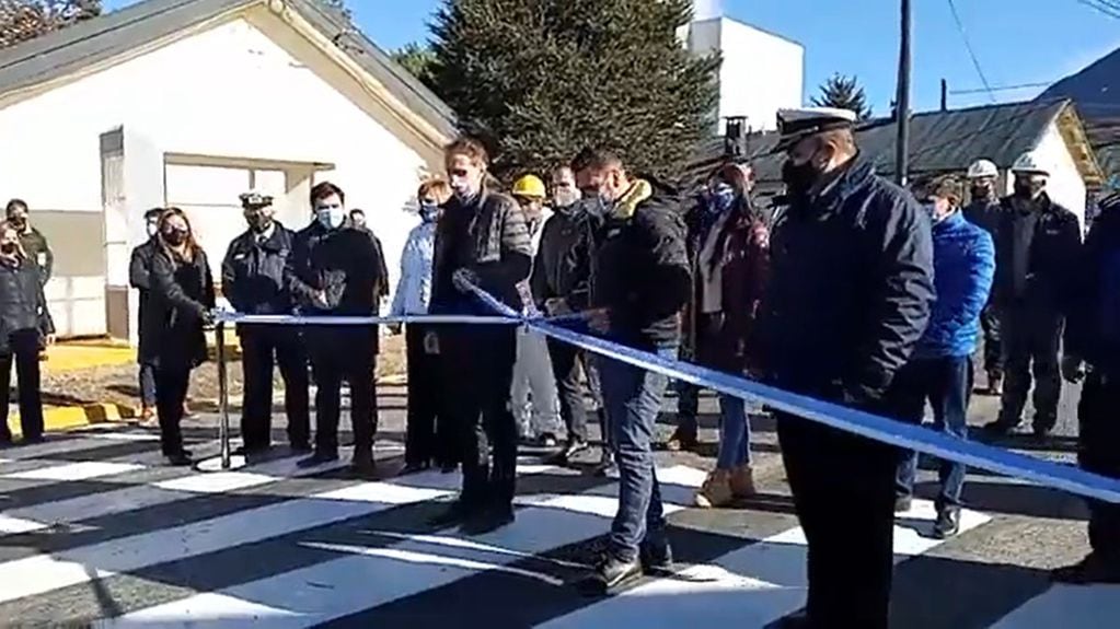 Se realizó la inauguración de la pavimentación de la Calle Cabo Granianello - Barrio Almirante Brown, Ushuaia.