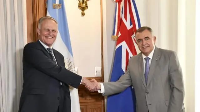 Jaldo se reunió con el embajador de Australia.