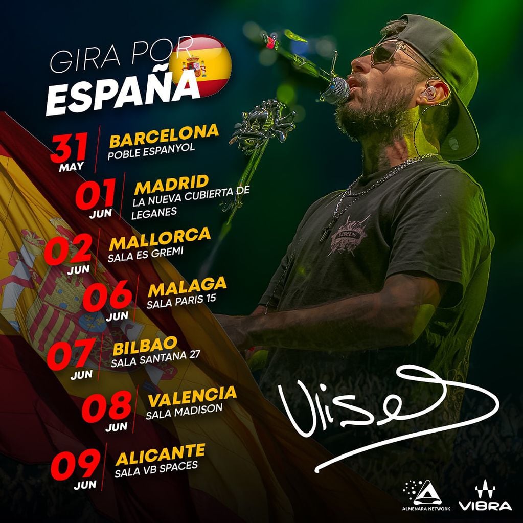 Ulises Bueno dará una serie de shows en España.