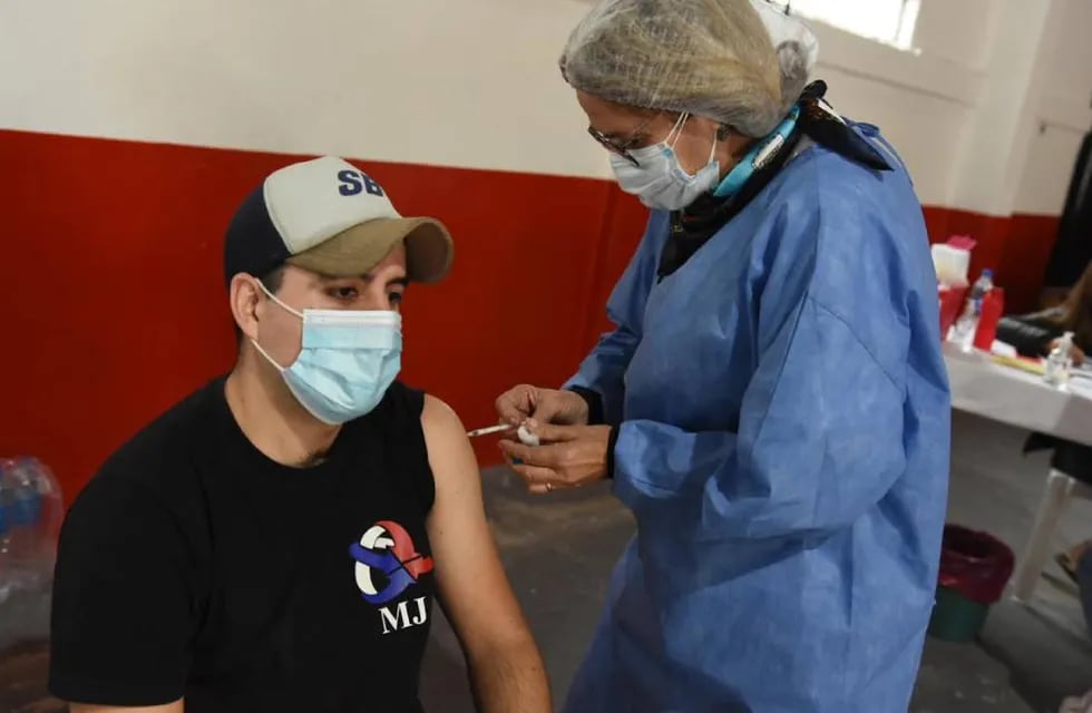 Operativo de vacunación en Rafaela