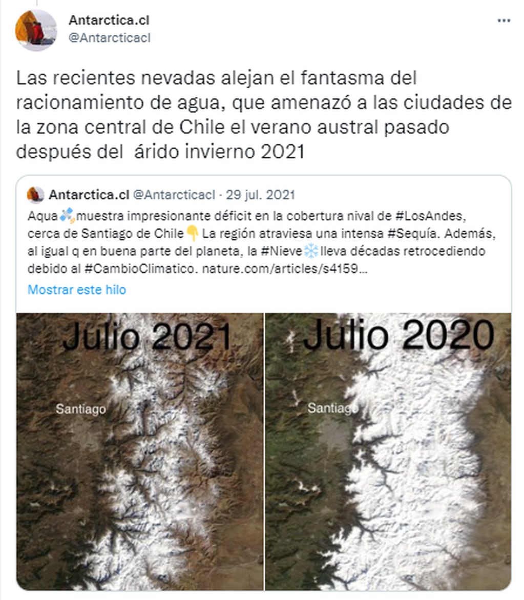 Información del invetigador chileno.