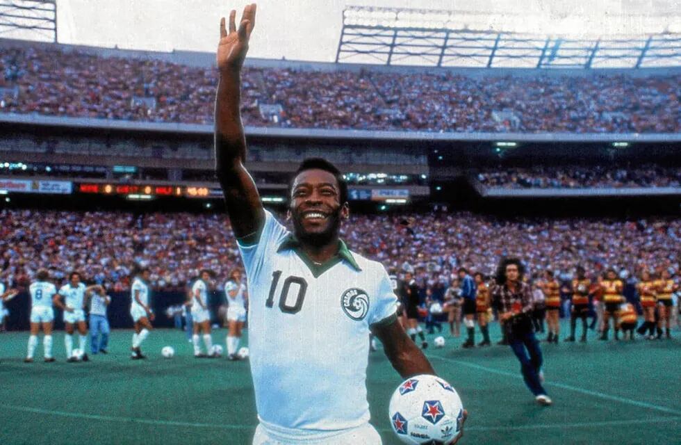 Pelé jugó tres años en el fútbol de Estados Unidos.