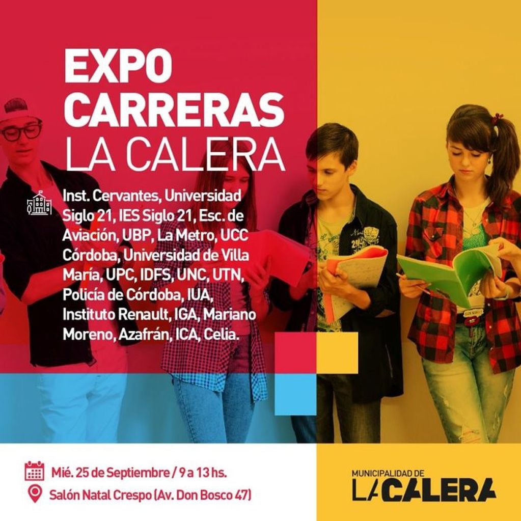 Banner 1° Expo Carreras La Calera