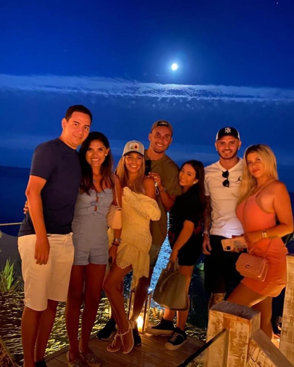 Vacaciones de Wanda Nara y Mauro Icardi en Ibiza (Foto: Instagram)