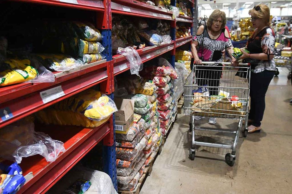 Los alimentos marcaron el ritmo de la inflación. Foto: José Gutierrez / Los Andes 