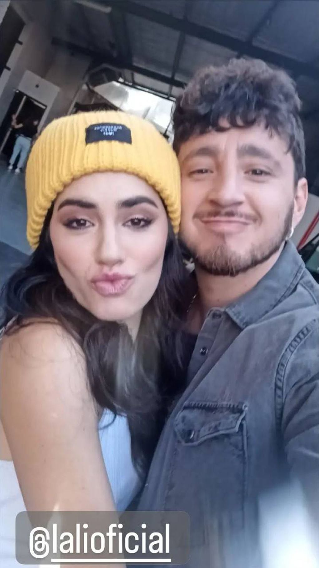 Elías se llevó una selfie con Lali después de los octavos de final de "La Voz Argentina".