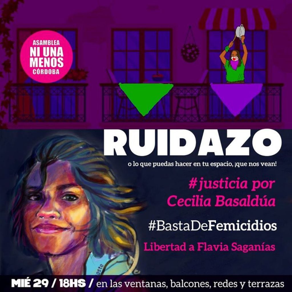 Ruidazo nacional por el femicidio de Cecilia Basaldua.