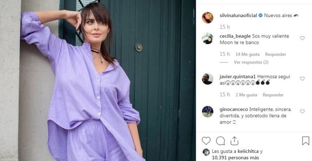 Silvina Luna, modelo y panelista rosarina. (Instagram)