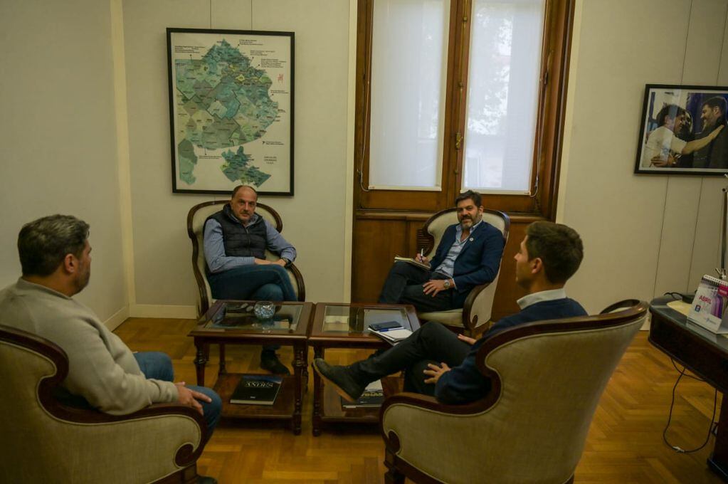 Garate se reunió con la vicegobernadora Verónica Magario y el Ministro de Gobierno Carlos Bianco
