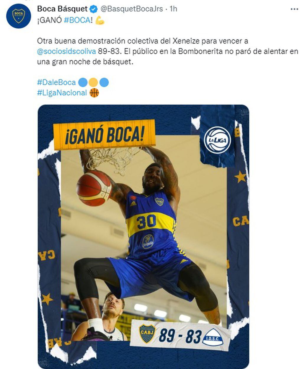 Independiente de Oliva no pudo ante Boca en la Bombonerita.