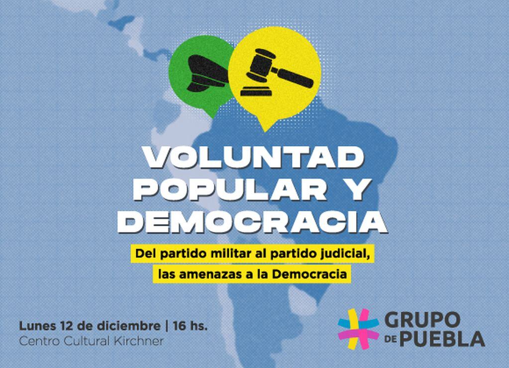 La invitación a la jornada en solidaridad con Cristina Kirchner.