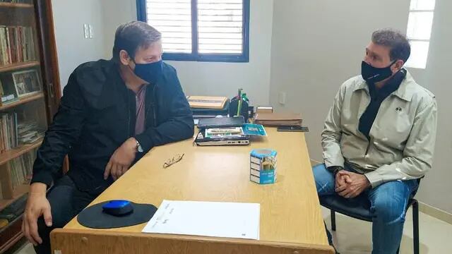 Darío Cocco se reunió con el pastor Marcelo Becla