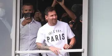 Lionel Messi llegó a París