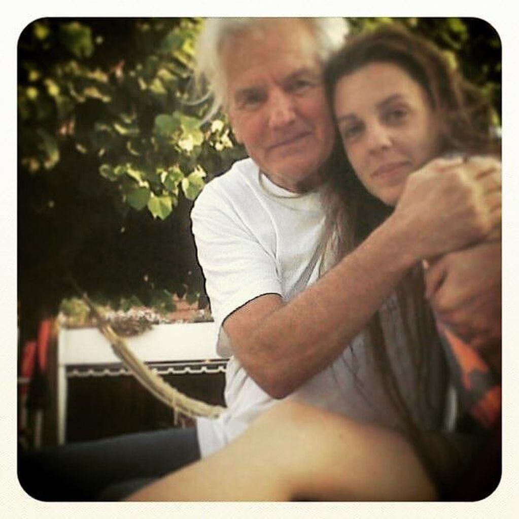 Sergio Denis junto a su hija, Barby Hofmann (Foto: Instagram)