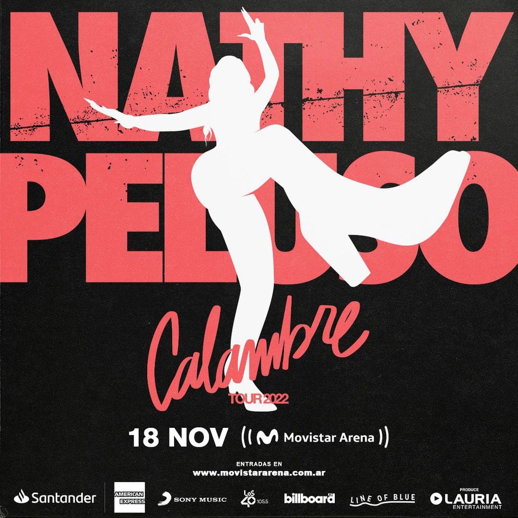 Calambre Tour 2022: Nathy Peluso confirmó su show en Buenos Aires.