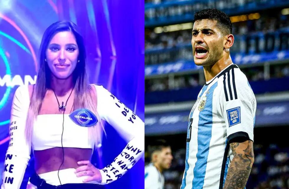 Cata Gorostidi habló de la relación que mantuvo con el futbolista de la Selección Argentina. (Collage: Gentileza Telefe/AP)