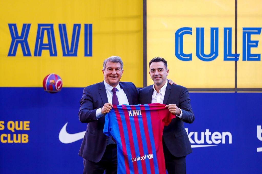 El sábado Xavi fue presentado como nuevo DT del Barcelona en el Camp Nou