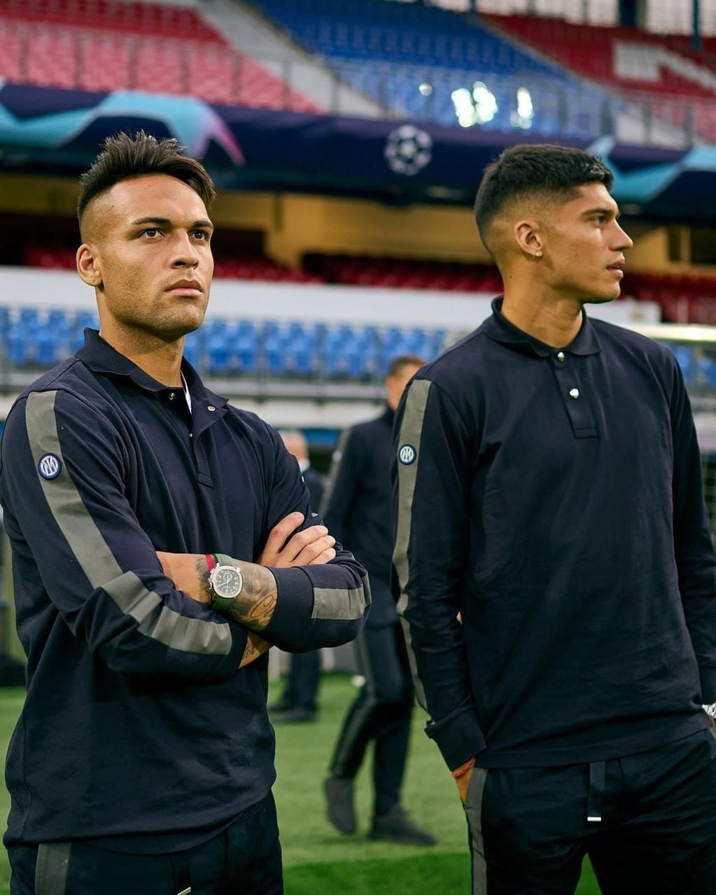 La foto que subió Inter en medio de los rumores entre Lautaro Martínez y Joaquín Correa.